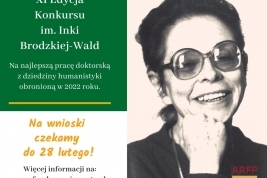 Nabór zgłoszeń do XI edycji Konkursu im. Inki Brodzkiej-Wald